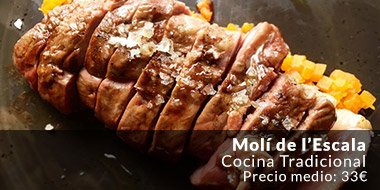 Restaurante Molí de l'Escala Girona